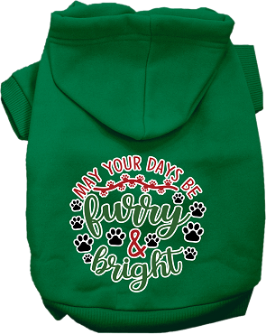 May Your Days Be Furry and Bright Christmas Hoodie
