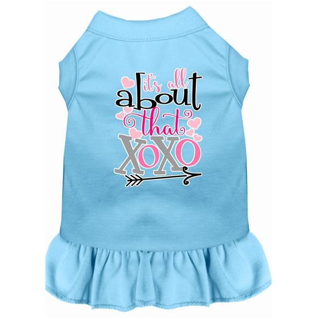 All about the XOXO - Dress Baby Blue