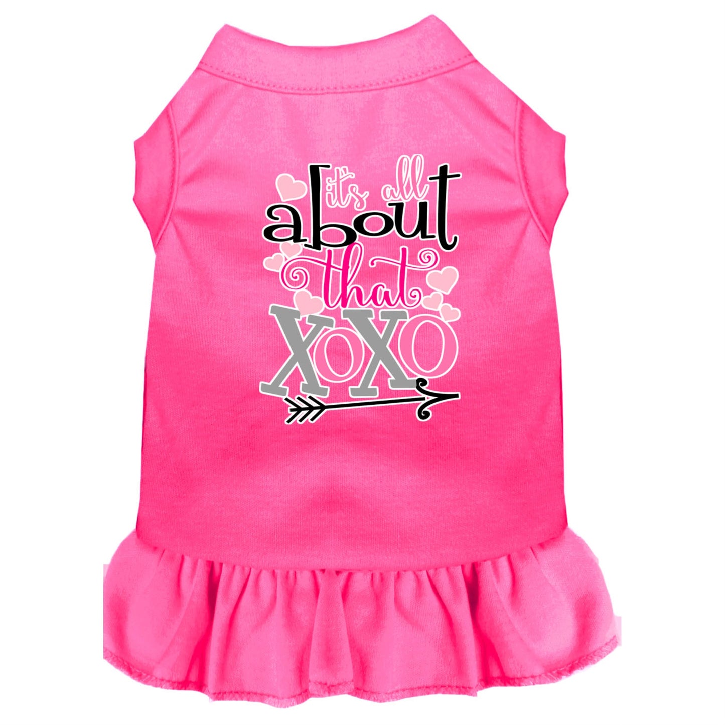 All about the XOXO - Dress Bright Pink