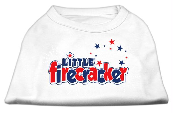 Little Firecracker Shirt - White